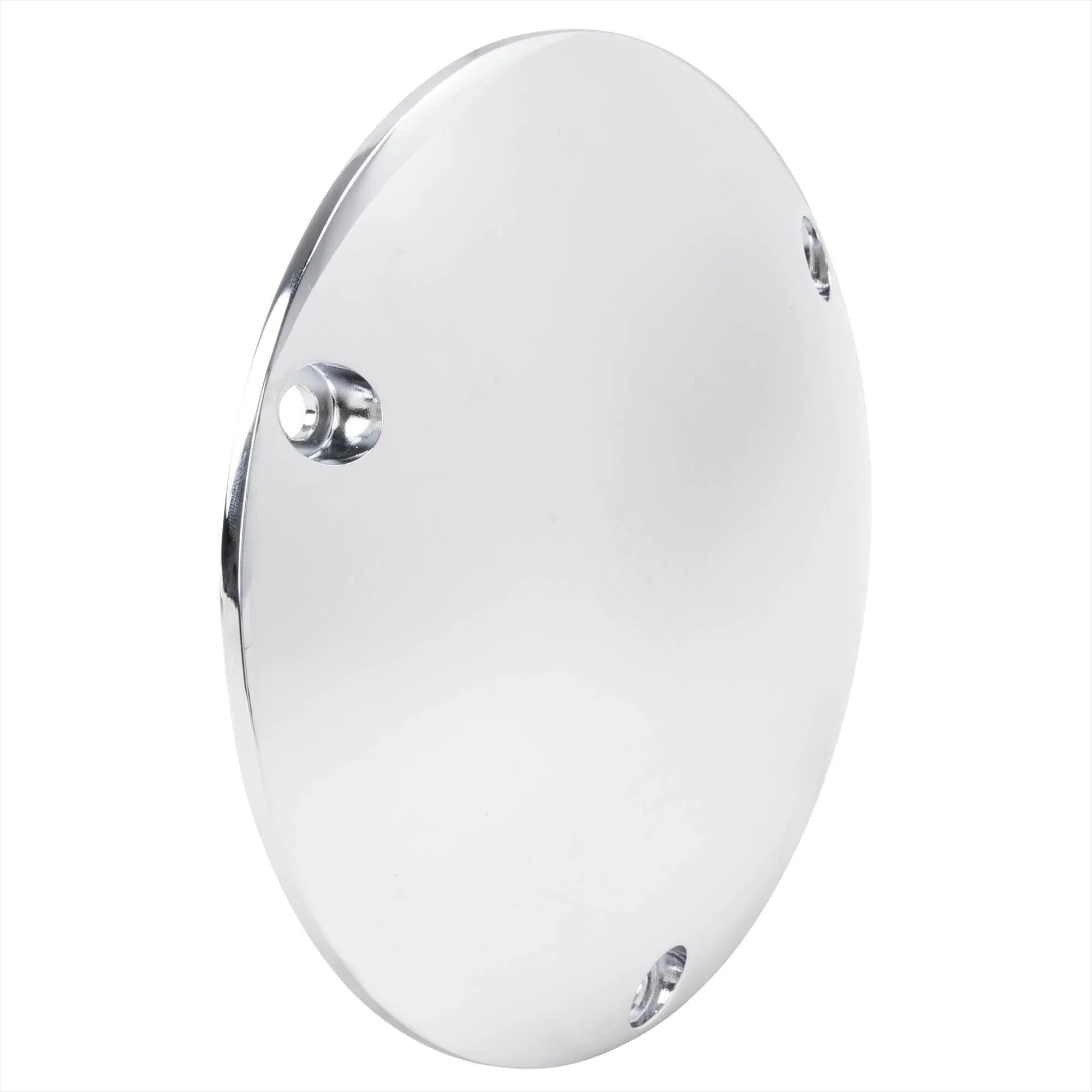 3 Hole Chrome Derby Cover for 1970-98 Harley-Davidson Big Twins Replaces OEMs 60668-84A  253952-84T