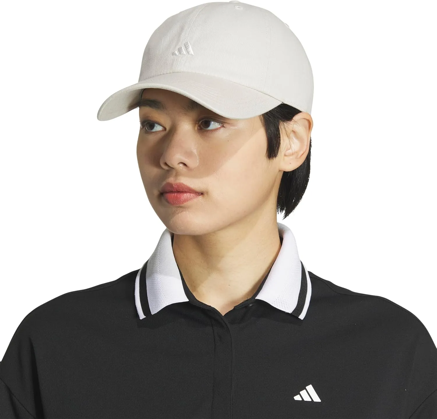 adidas Women's Saturday Hat, relaxed fit athletic adjustable cotton baseball cap