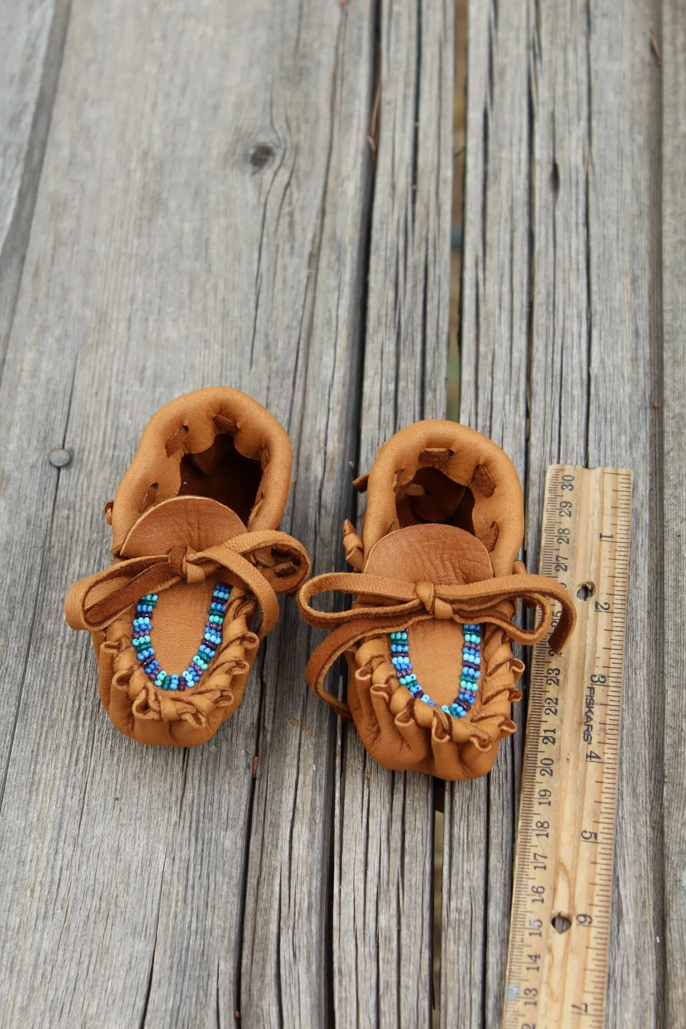 Beaded baby moccasins, baby boy moccasins, baby shoes