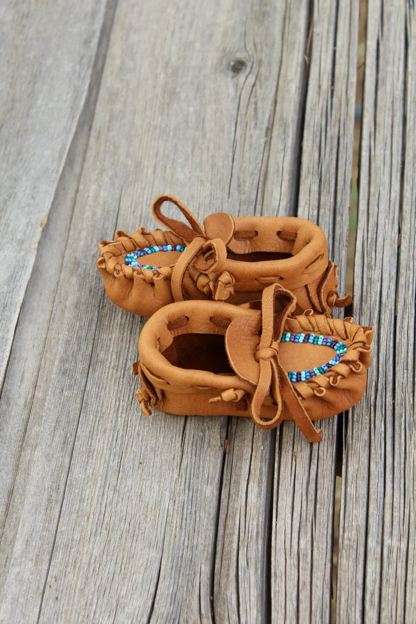 Beaded baby moccasins, baby boy moccasins, baby shoes