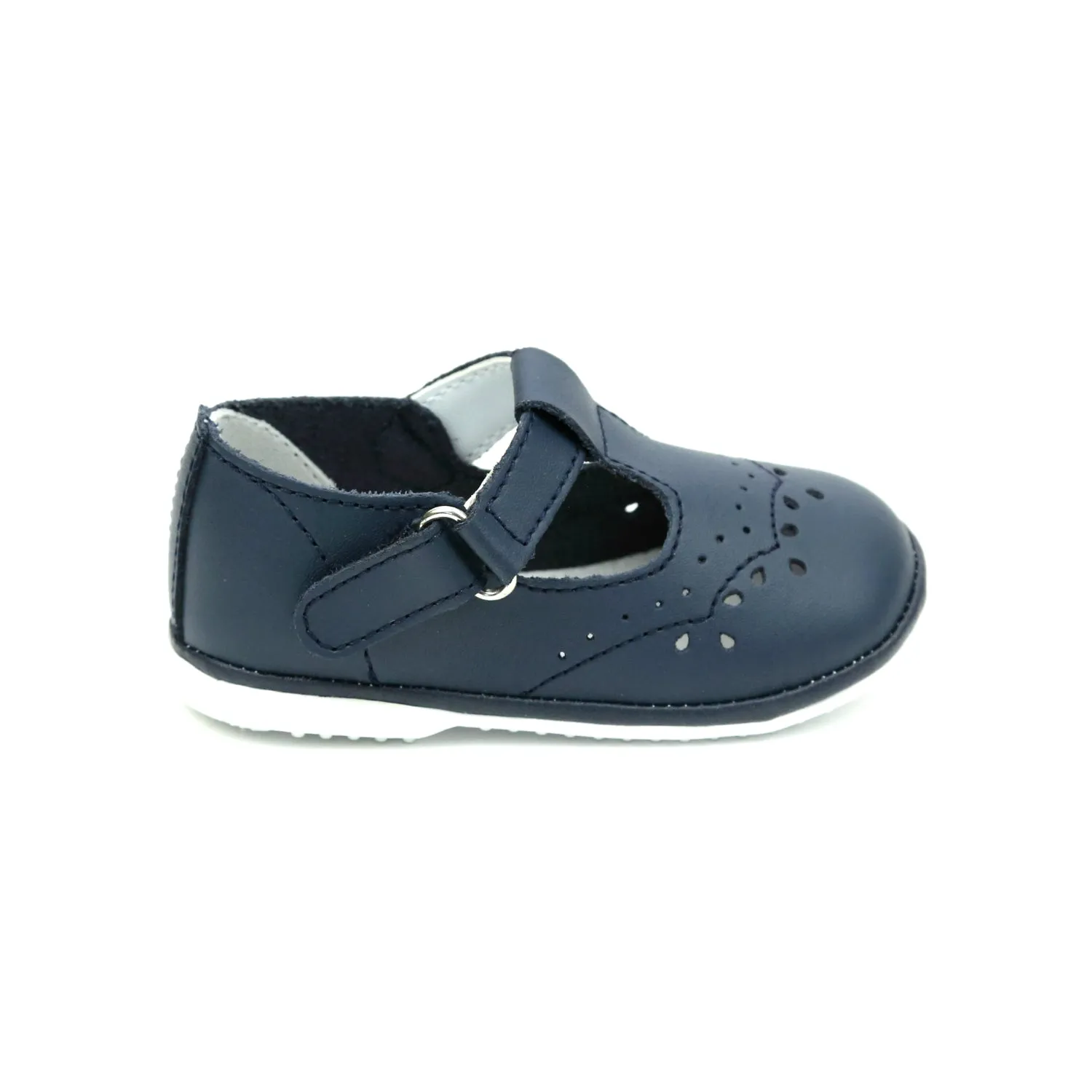 Birdie Navy Leather T-Strap Mary Jane - Babies & Toddlers