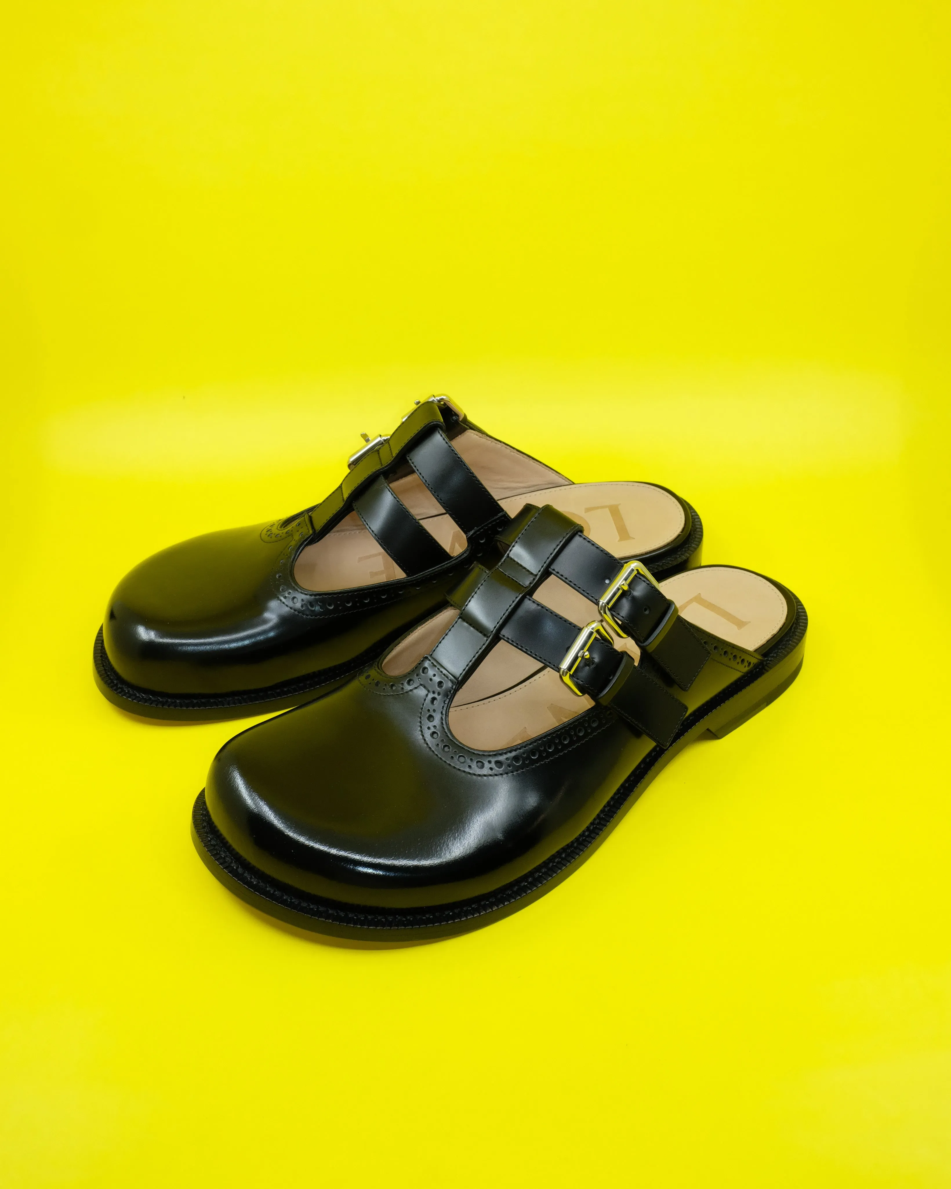Black Campo Mary Jane Mule