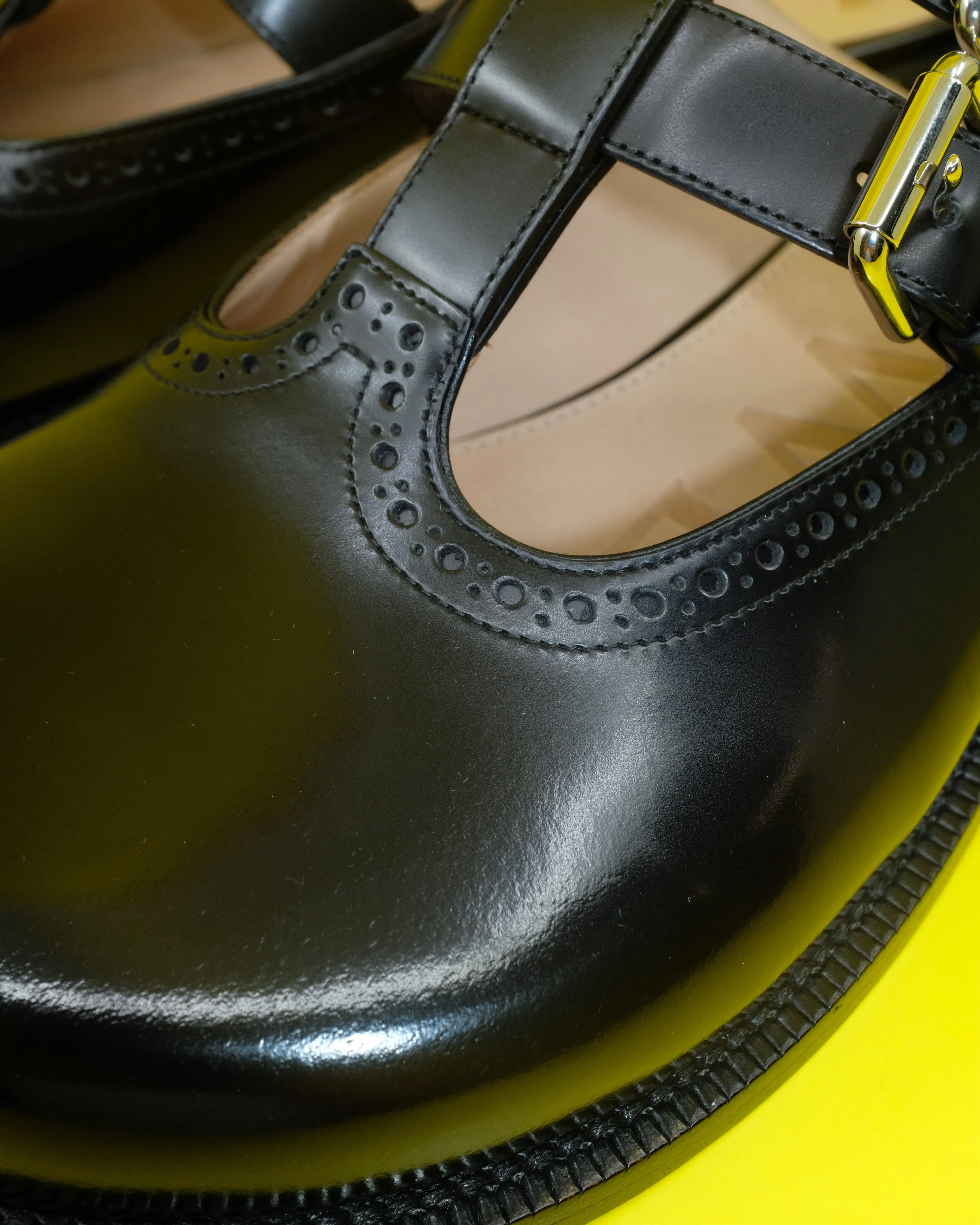 Black Campo Mary Jane Mule