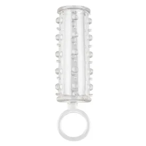 California Exotic Jelly Clear Stretchy Penis Sleeve with Cock Ring