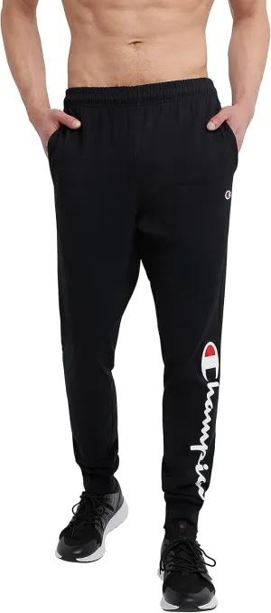 Champion Men's Joggers, Everyday Cotton, Lightweight Lounge Knit Pants for Men, 31"