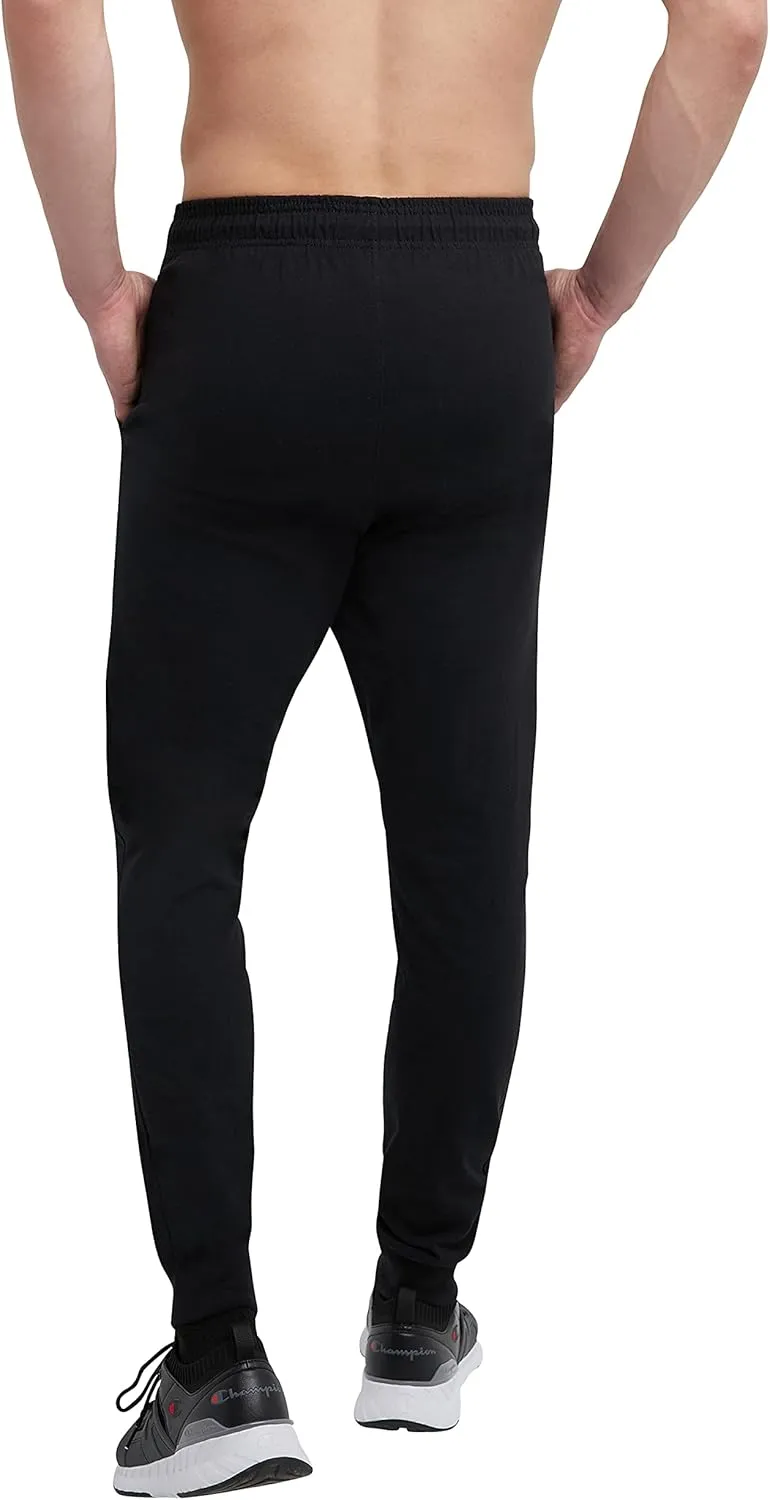 Champion Men's Joggers, Everyday Cotton, Lightweight Lounge Knit Pants for Men, 31"