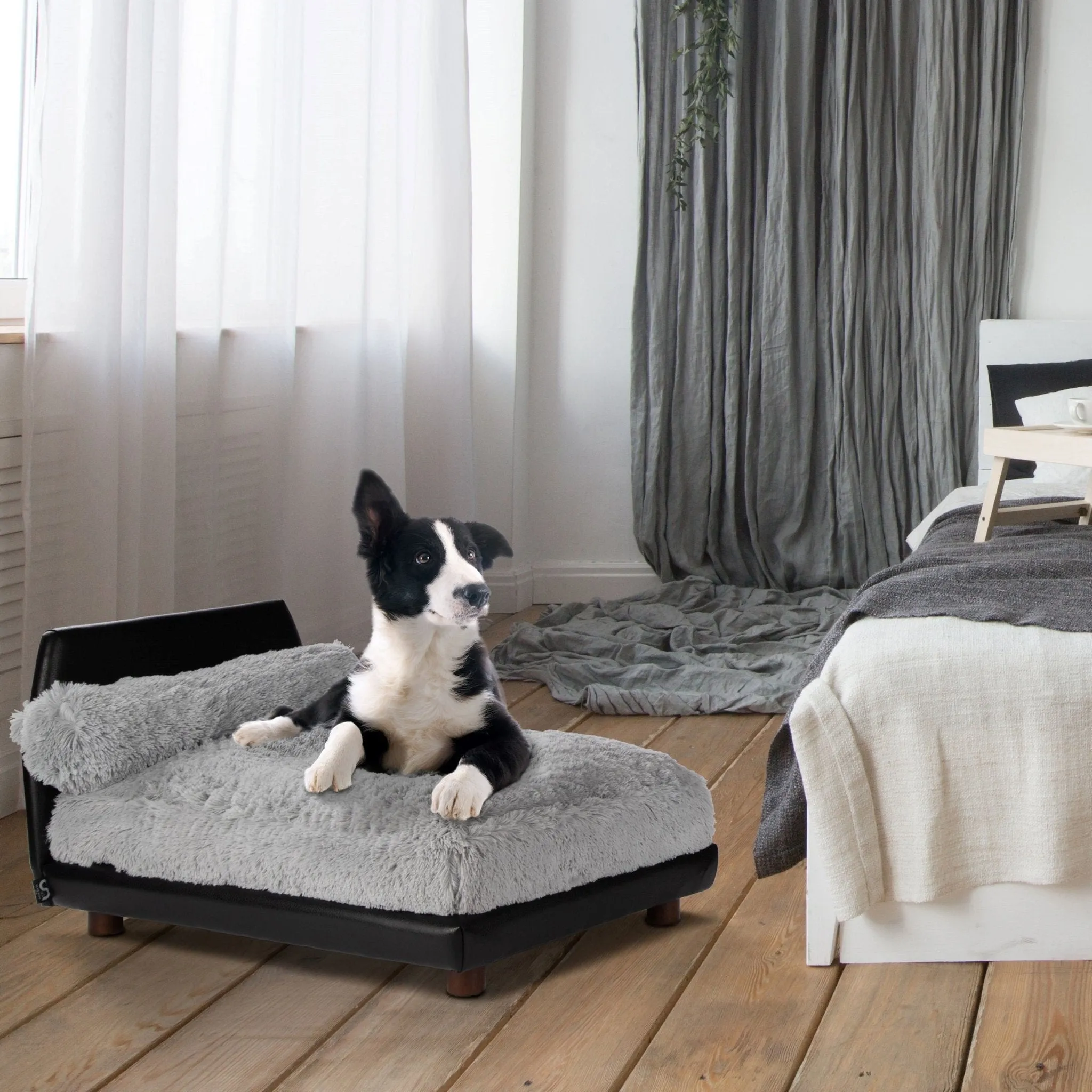 Club Nine Pets Lido Orthopedic Dog Bed in Grey