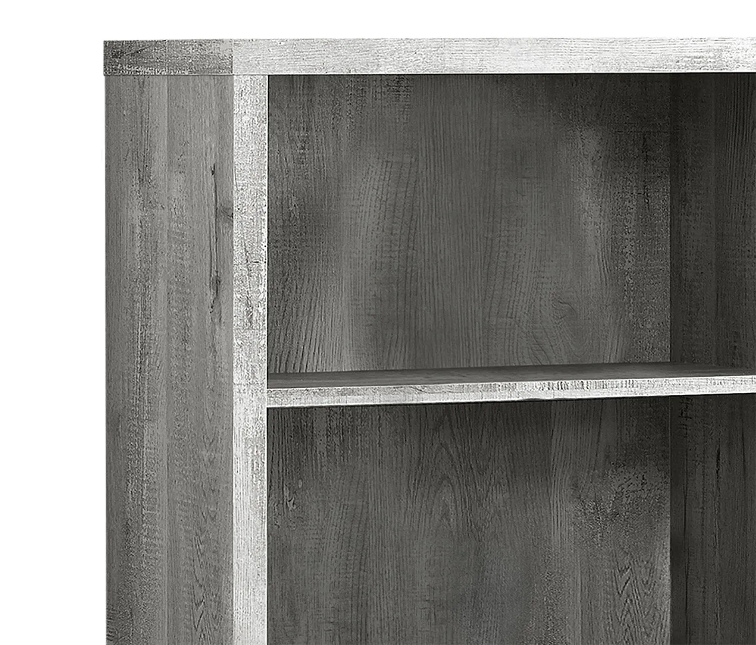 Derby 4-Shelf Bookcase - Grey
