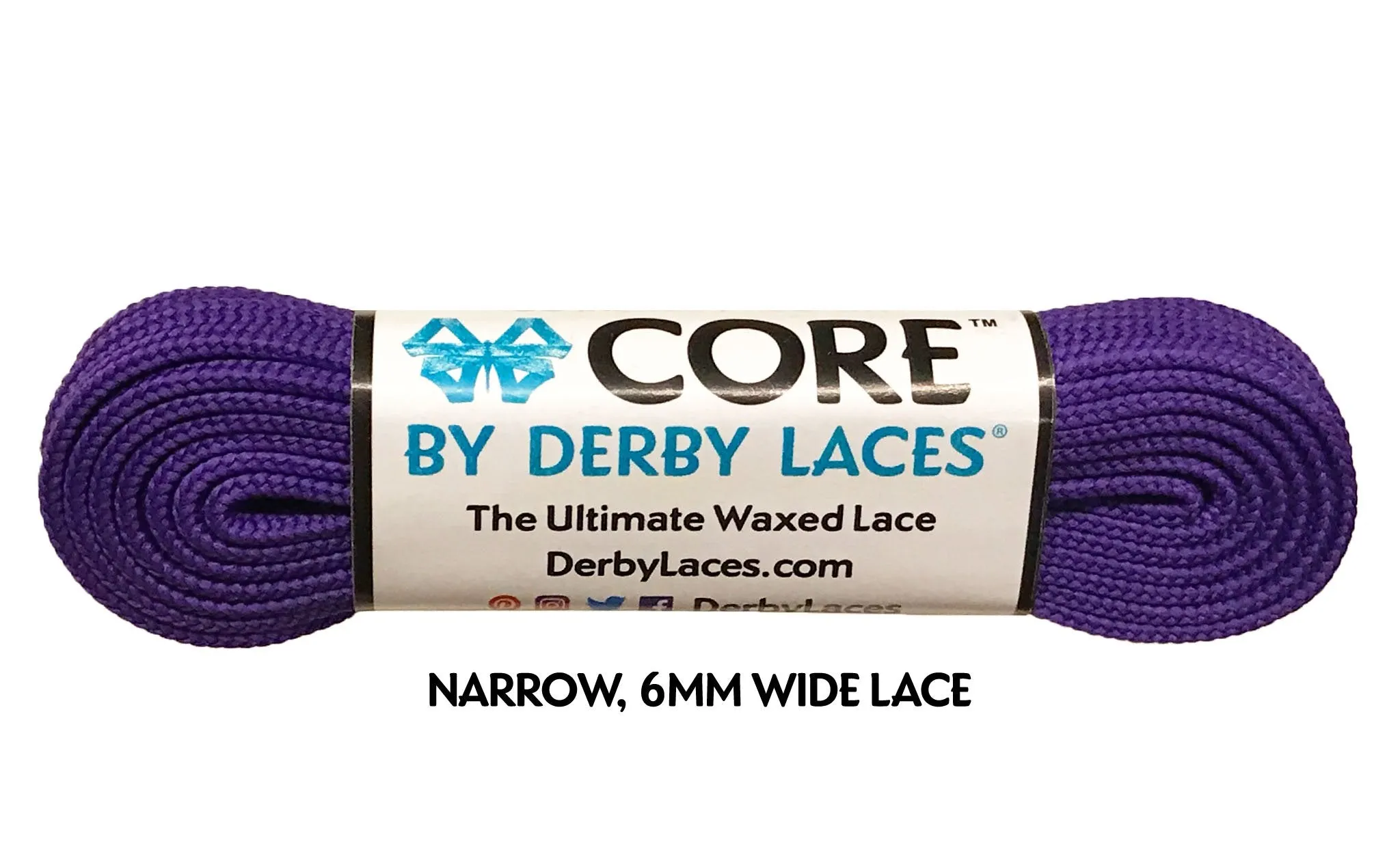 Derby Laces - Core Roller Skate Laces - 108 Inch