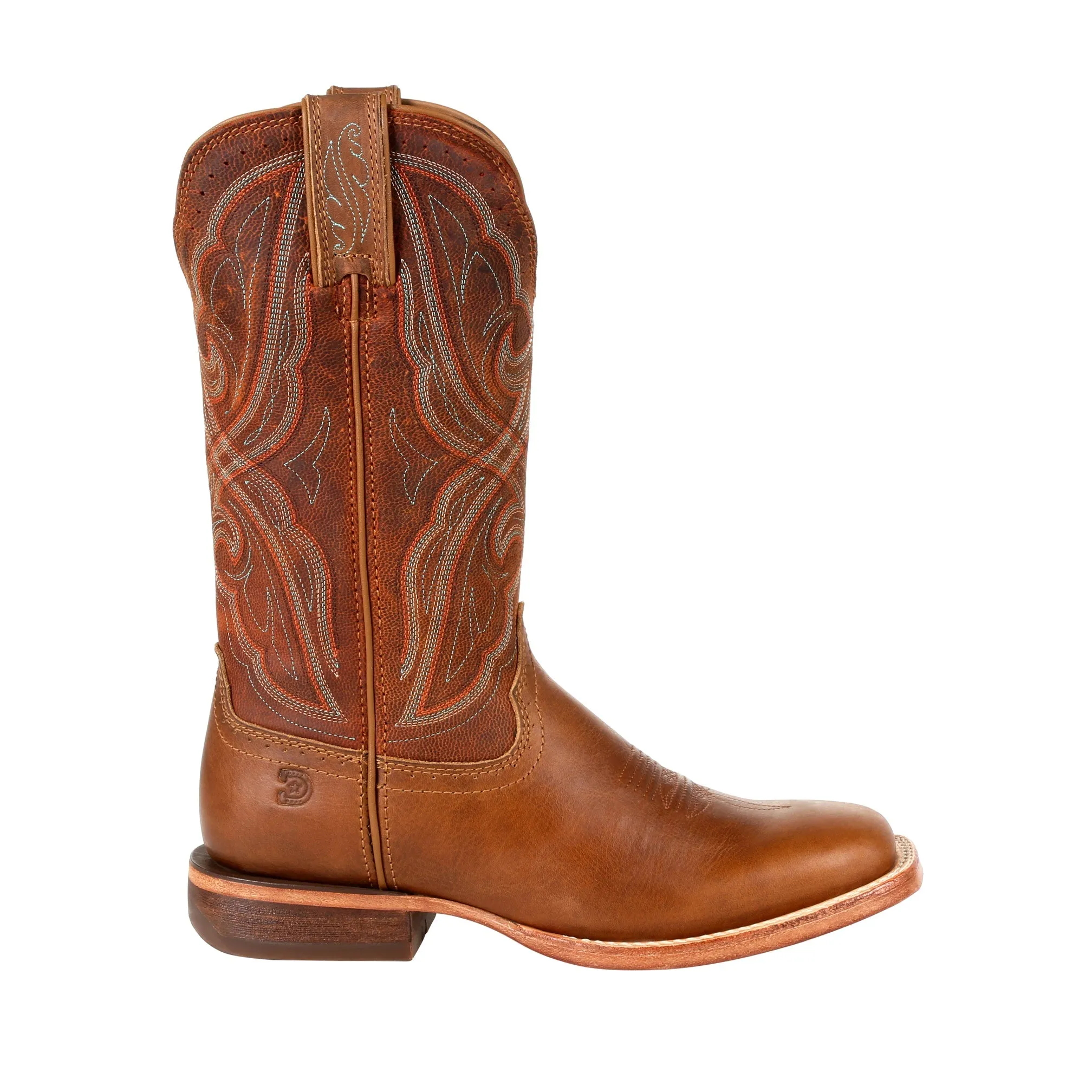 Durango Women's Chestnut Leather Square Toe Boot DRD0380