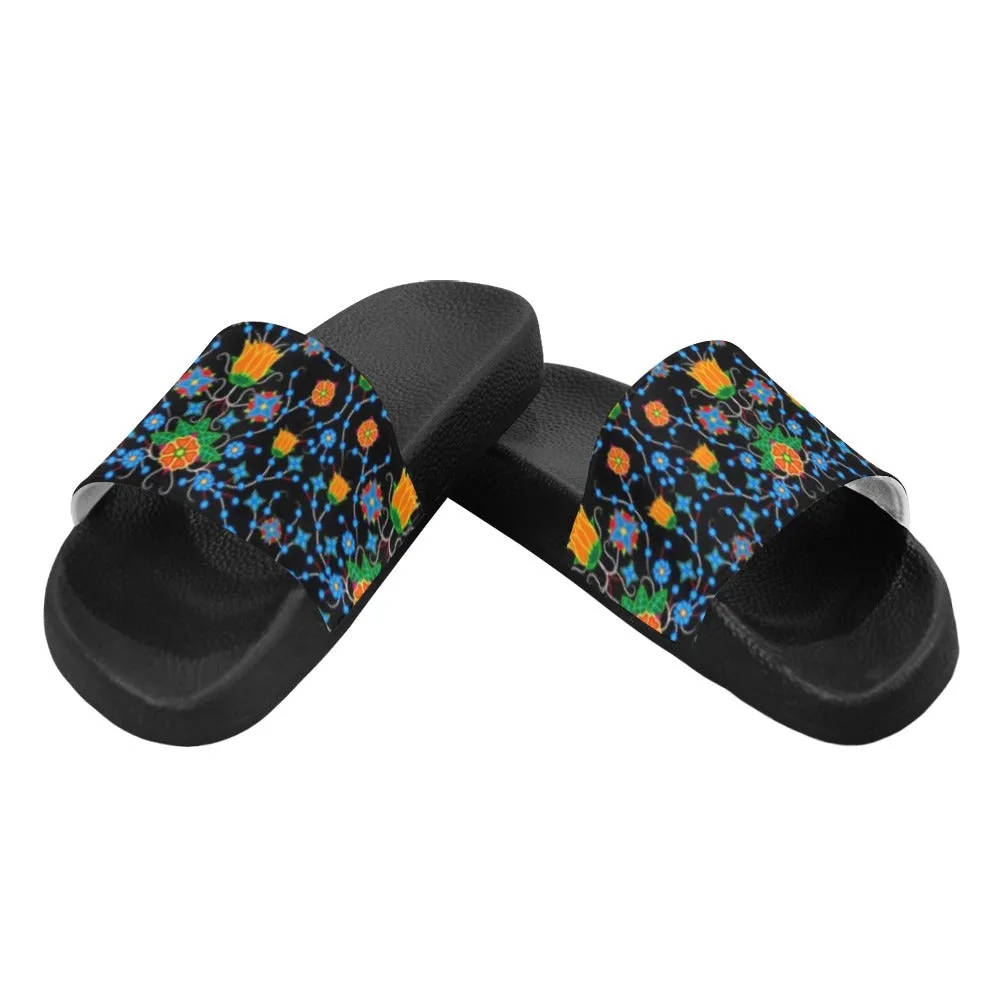Floral Damask Women's Slide Sandals