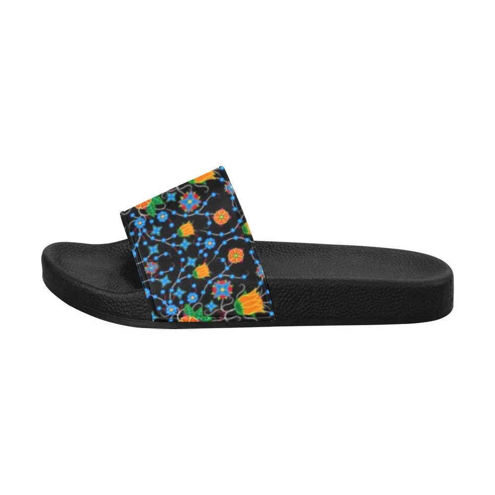 Floral Damask Women's Slide Sandals