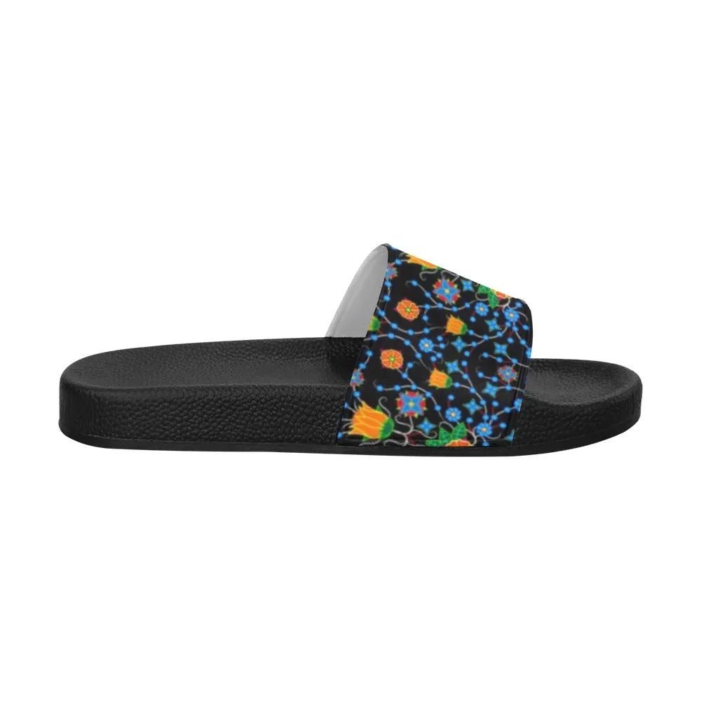 Floral Damask Women's Slide Sandals