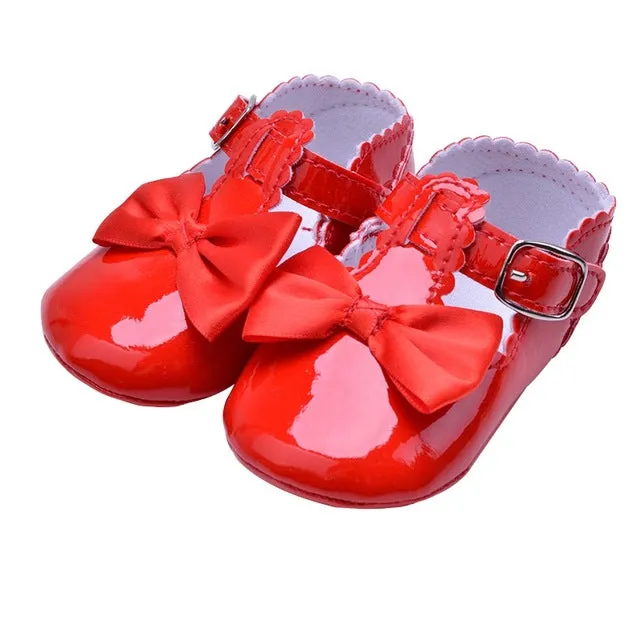 Flower Moccasins Newborn Girls Boots 0-18 Months