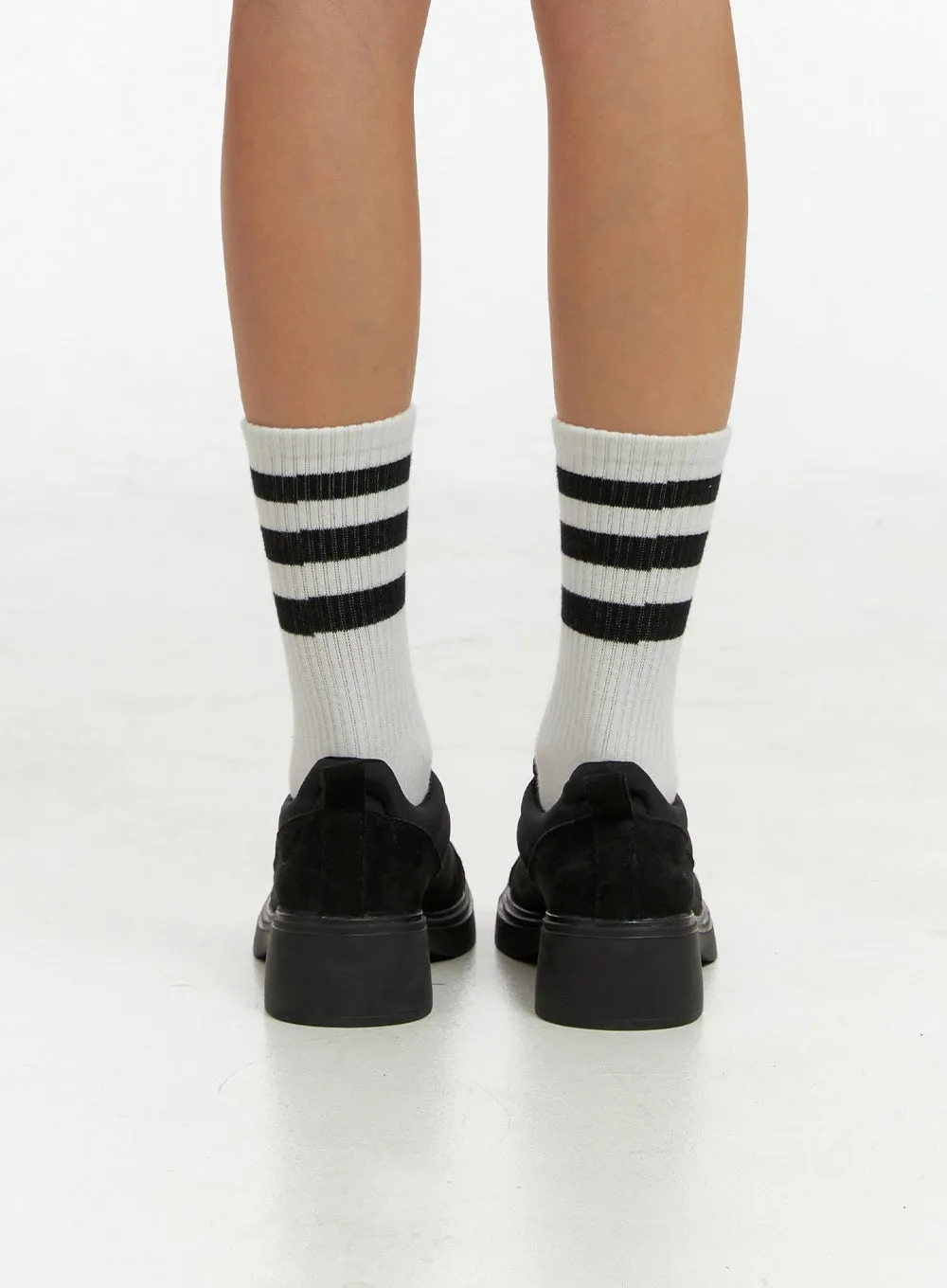 Front Stripe Platform Heels IG405
