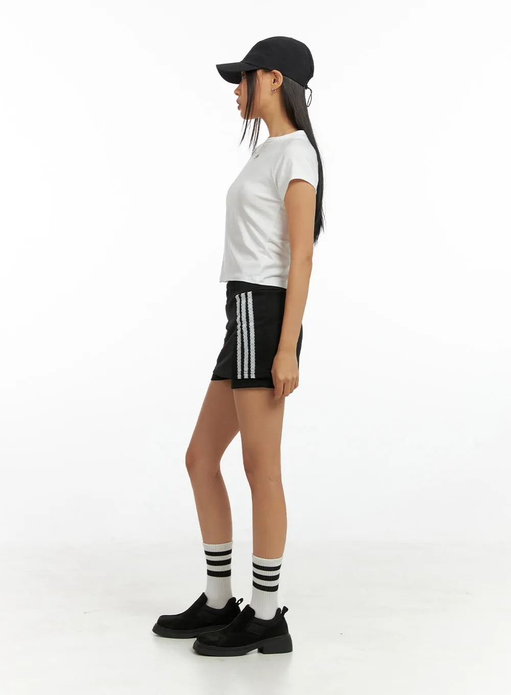 Front Stripe Platform Heels IG405