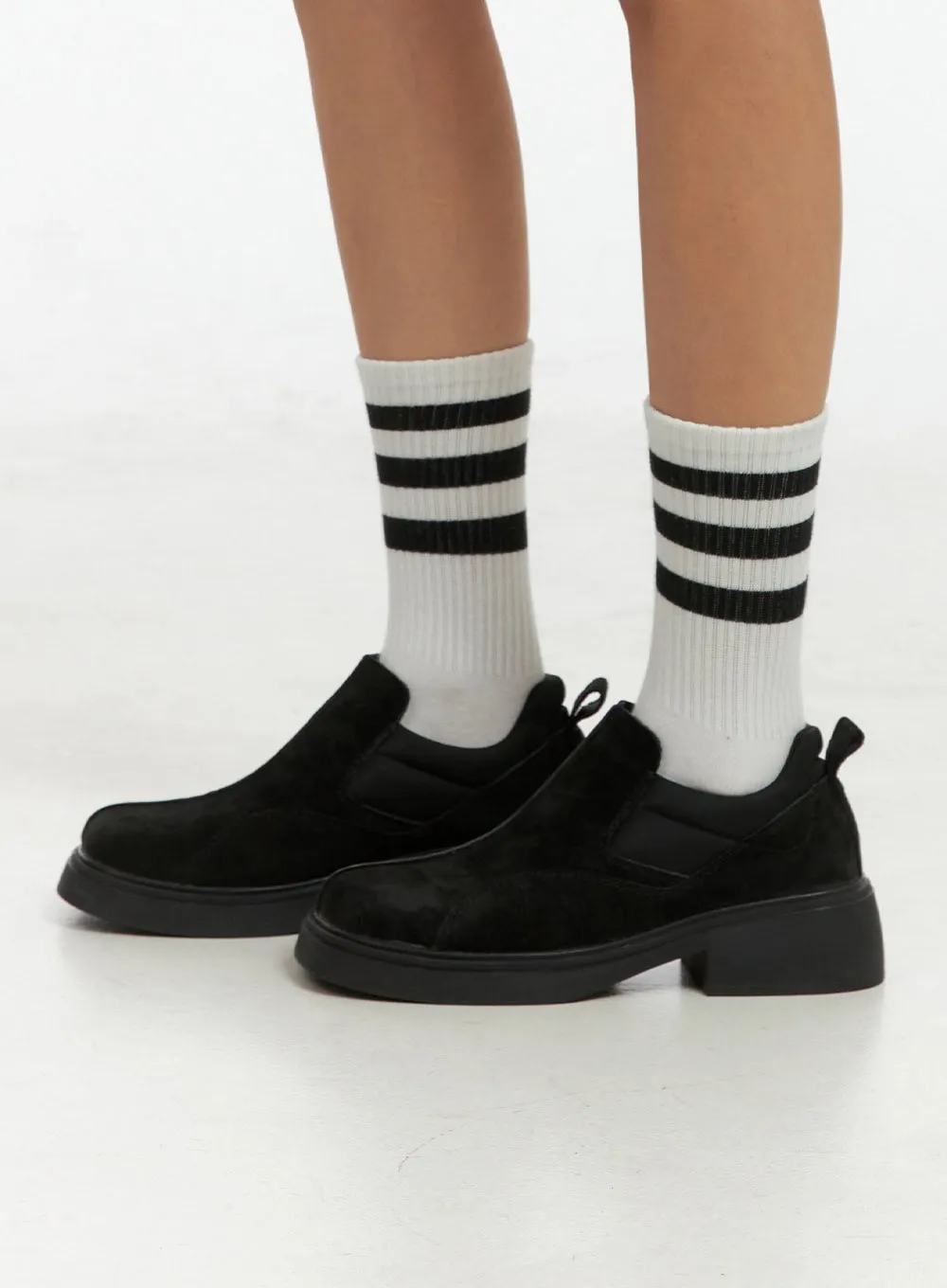 Front Stripe Platform Heels IG405