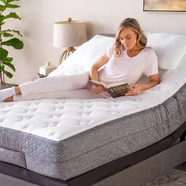 GhostBed Mattress Set With Adjustable Bed Frame