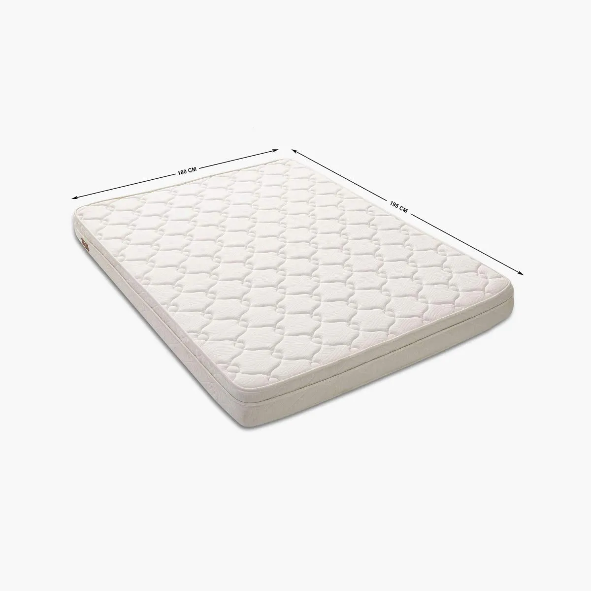 Home Centre Restofit Ultima 4" 2" Orthopedic Mattress with HR Foam 180 x 195 cm, White, King (MATTRESS-53)