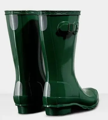 Hunter Wellies Infants Originals Gloss Hunter Green