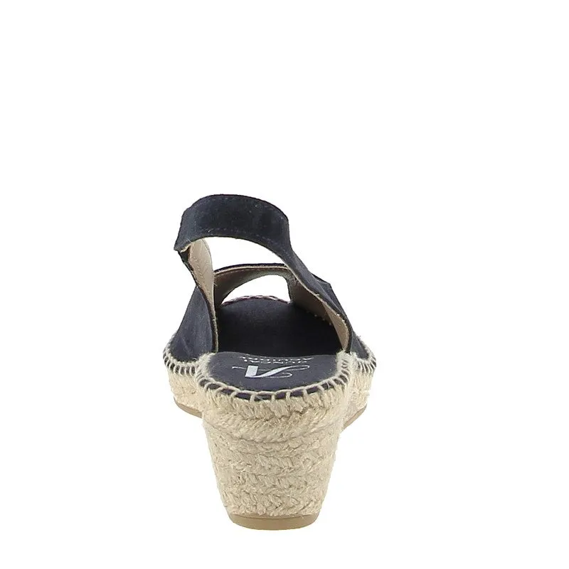 Juncal Aguirre 2236 Navy Slingback Espadrille