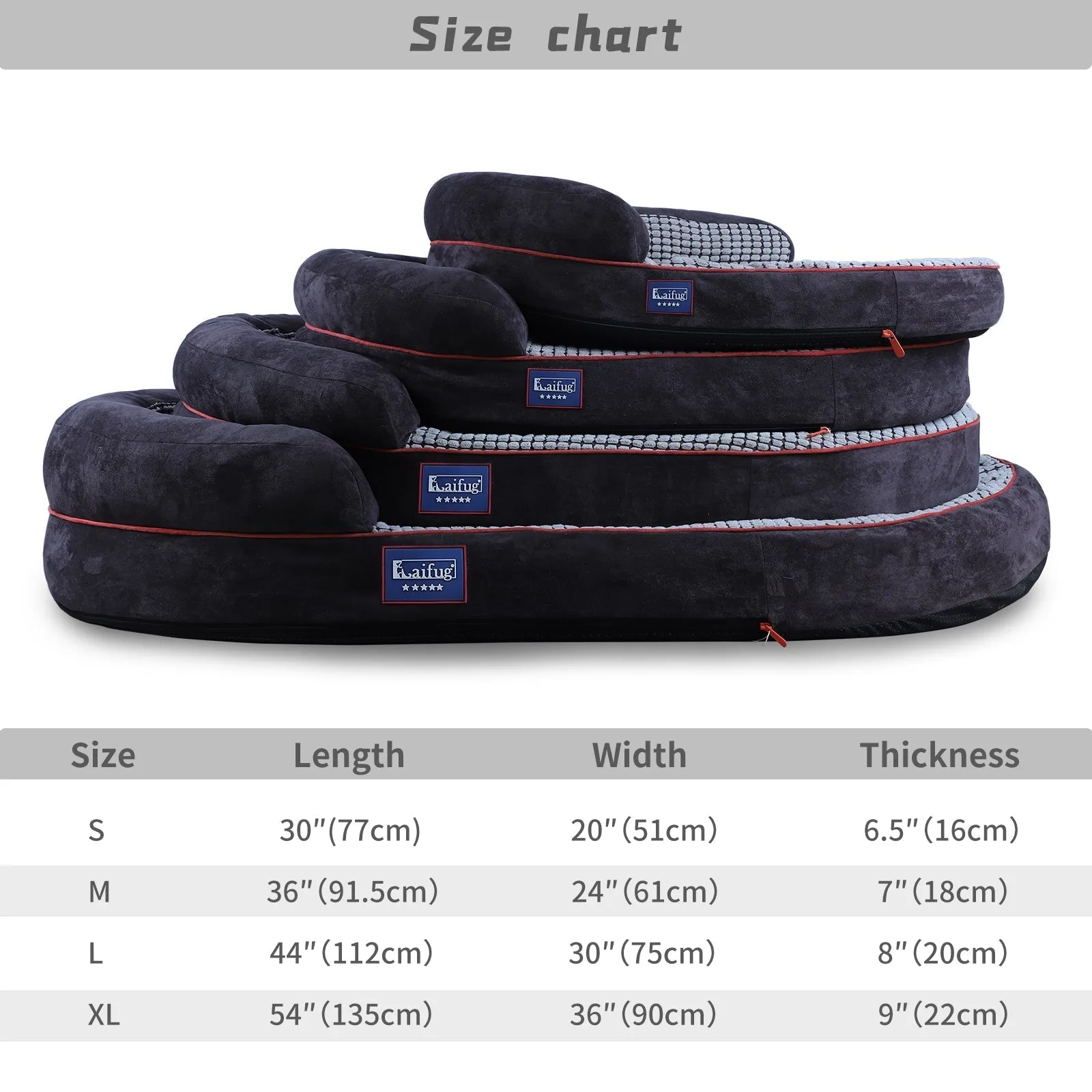 Laifug Oval Dog Bed Cover