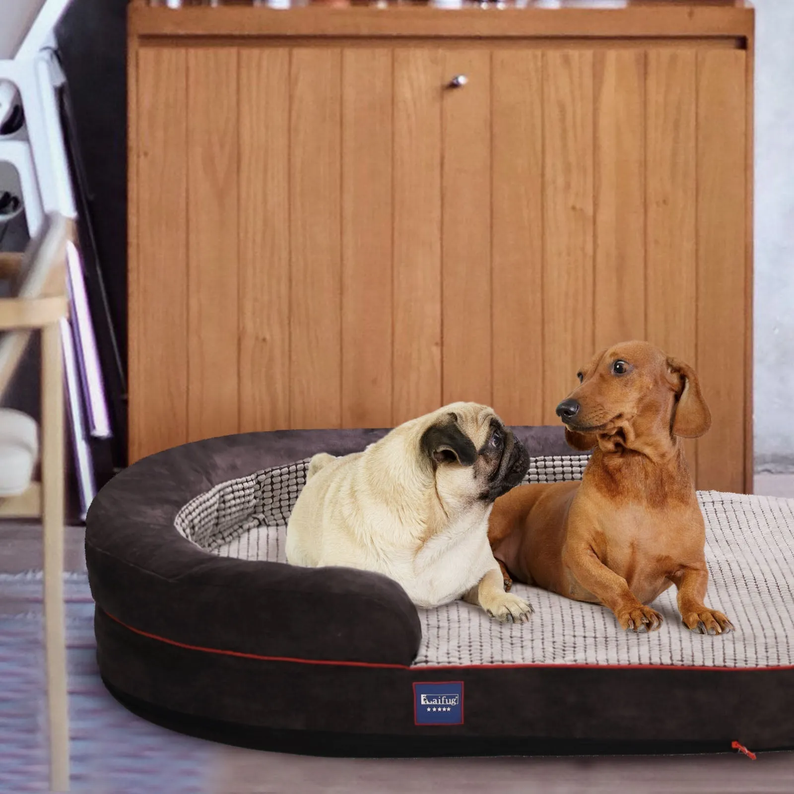 Laifug Oval Dog Bed Cover