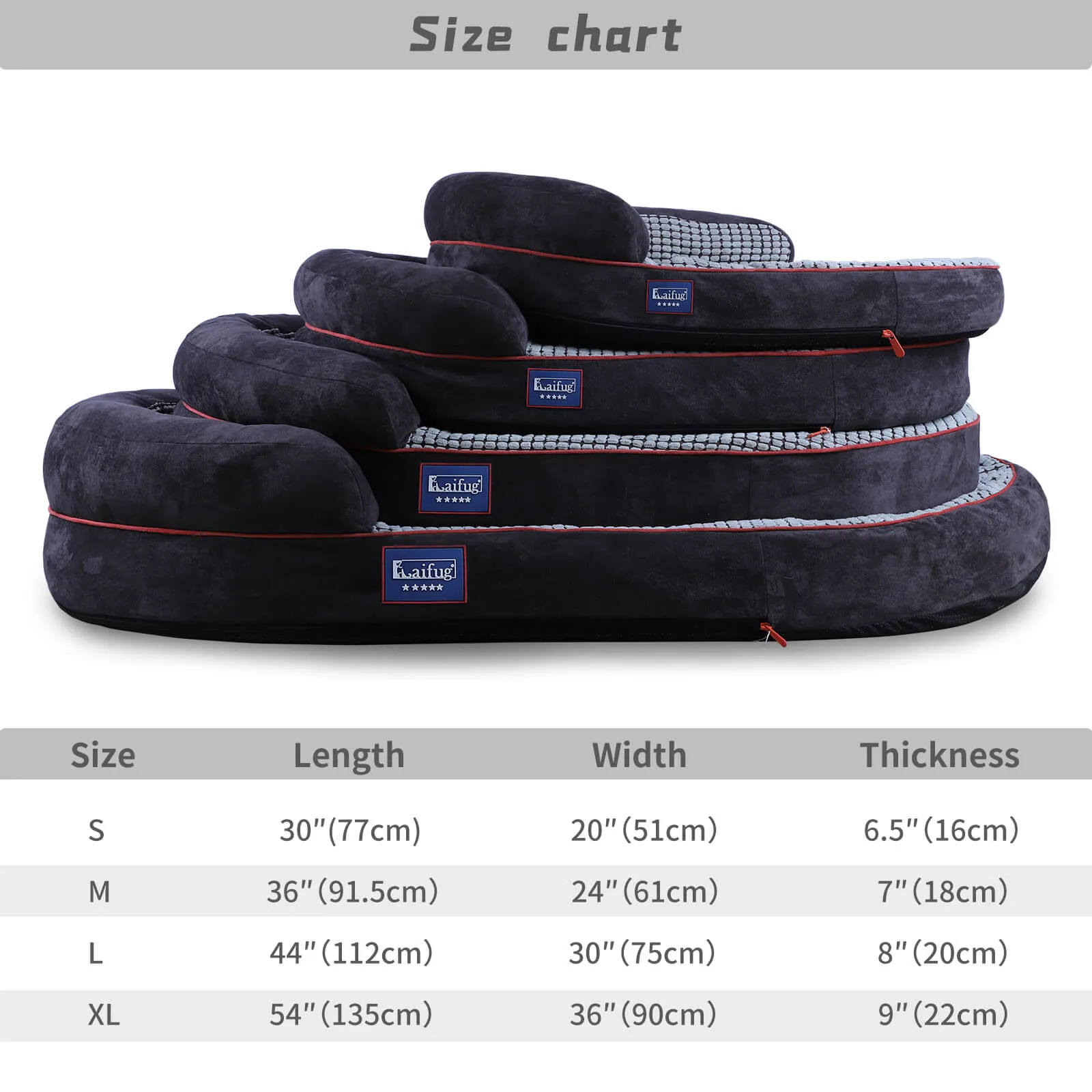 Laifug Oval Dog Bed Cover