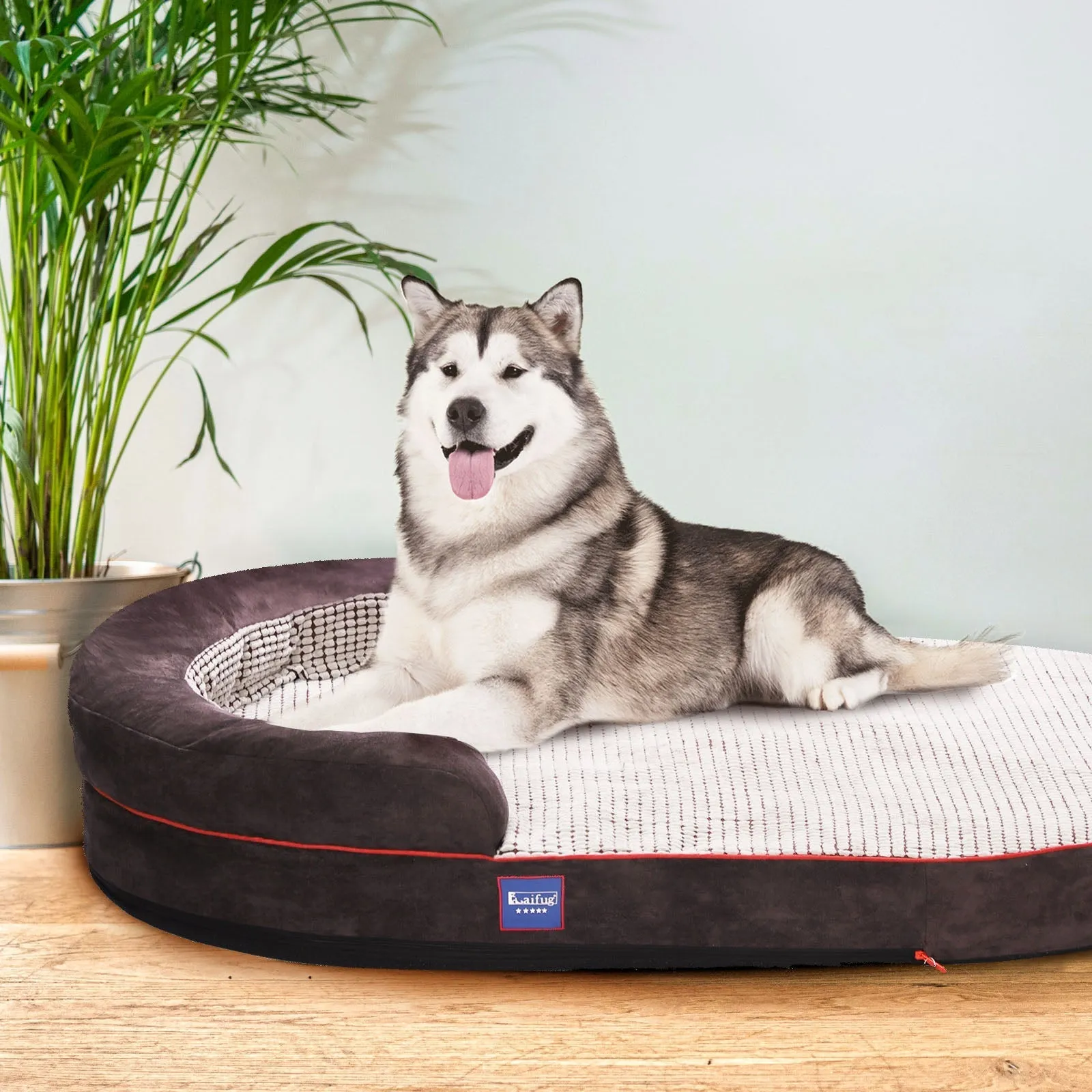 Laifug Oval Dog Bed Cover