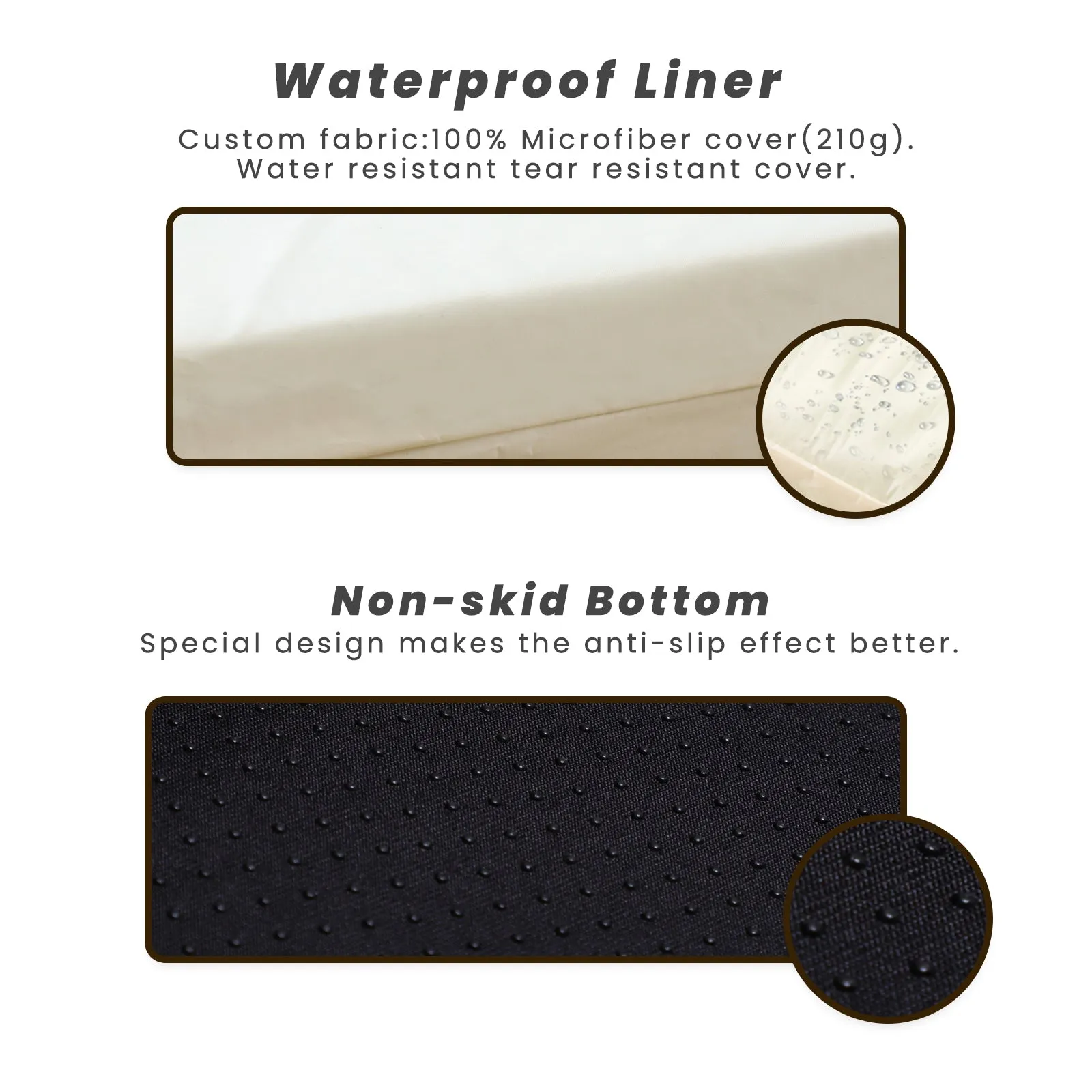 Laifug Oval Dog Bed Cover