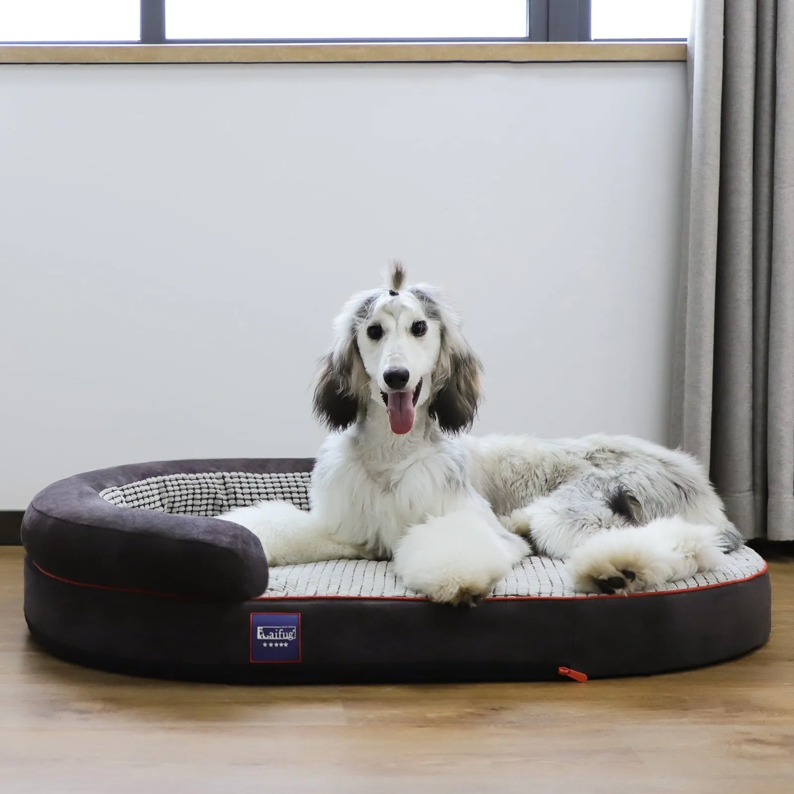 Laifug Oval Dog Bed Cover