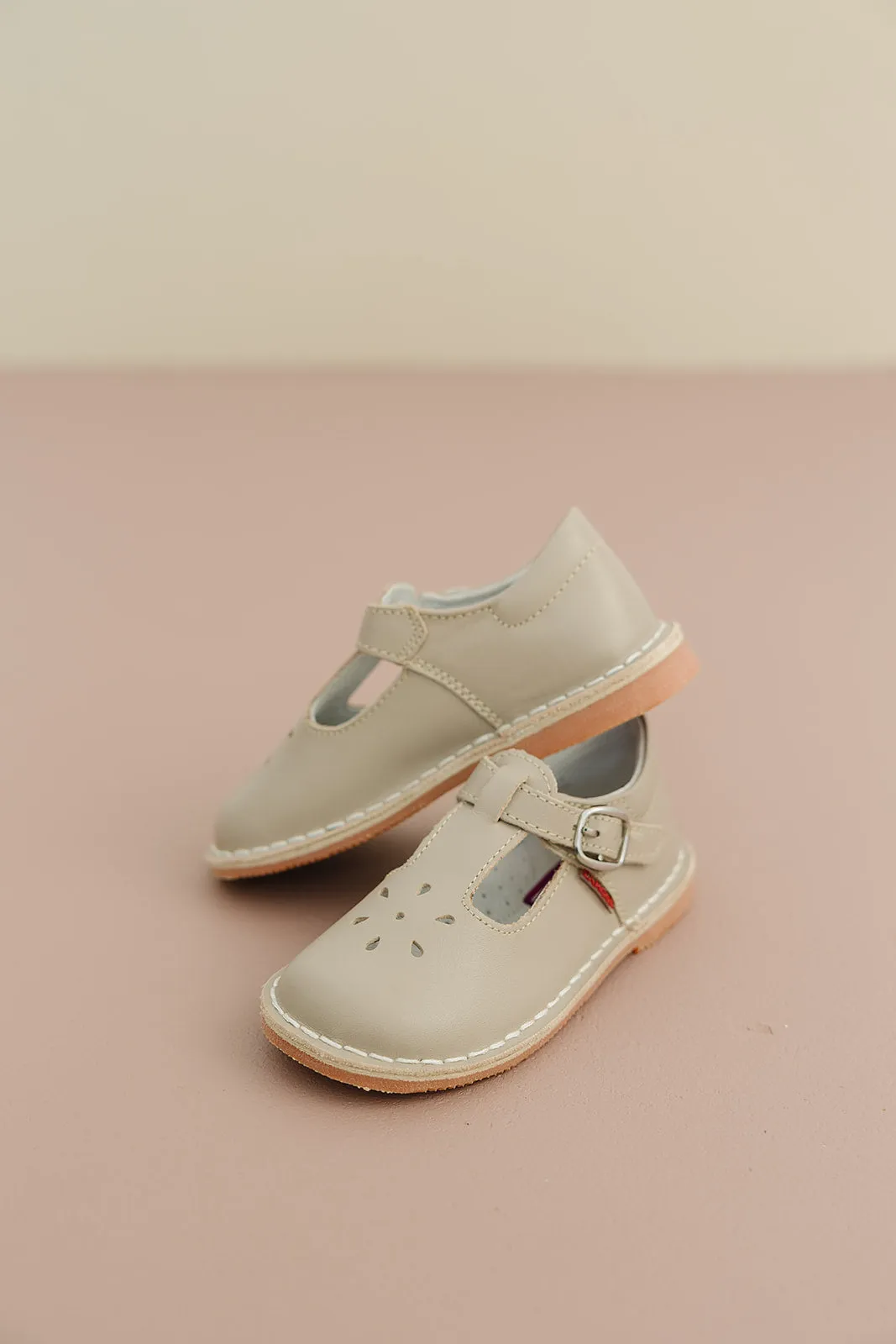 L'Amour Joy Classic Leather T-Strap Mary Jane