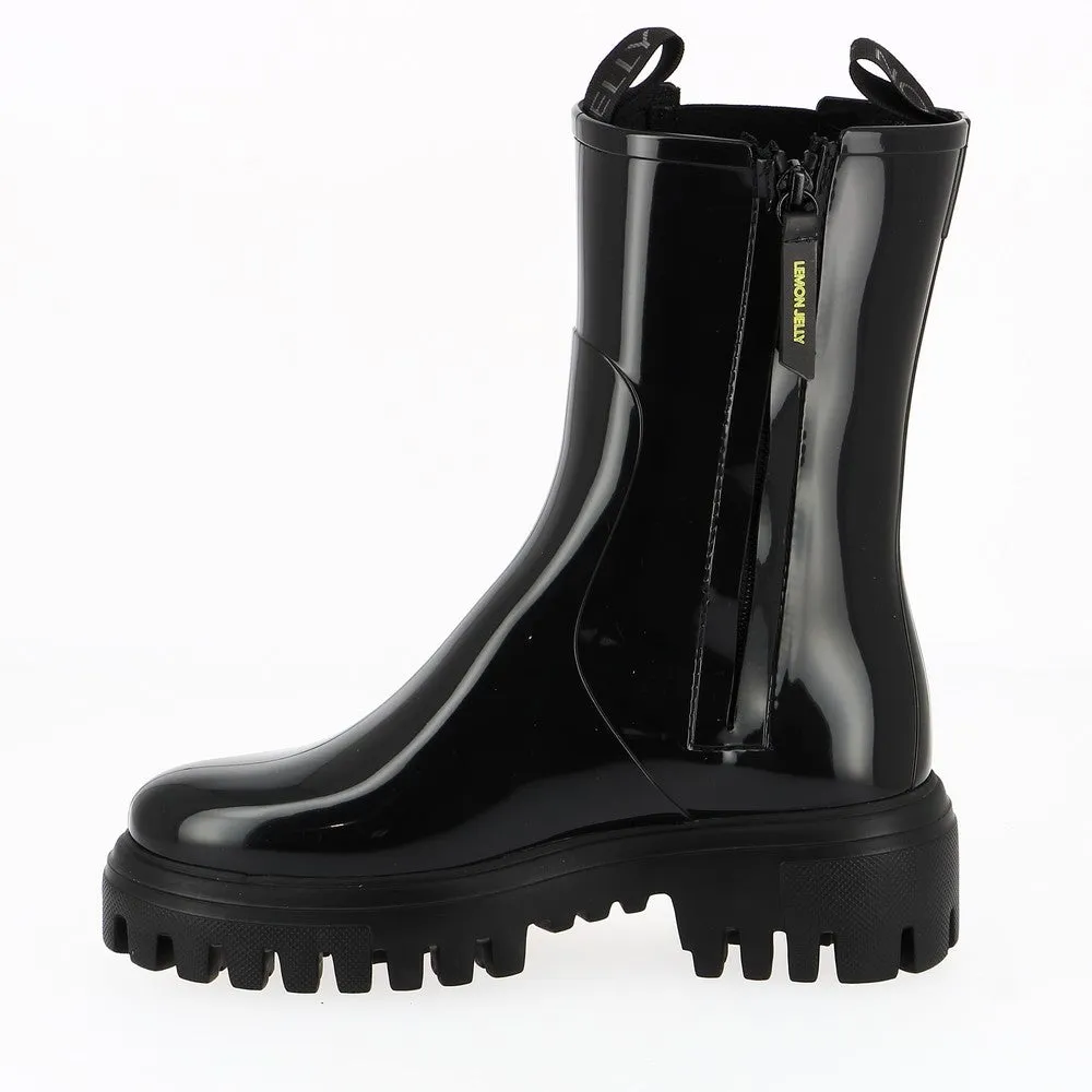 Lemon Jelly City Black Gum Boot