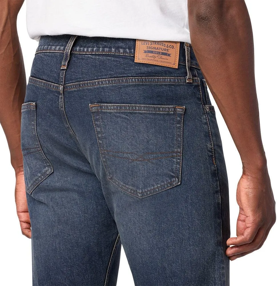 Levi Strauss Signature Gold Men's Slim Straight Fit Jeans