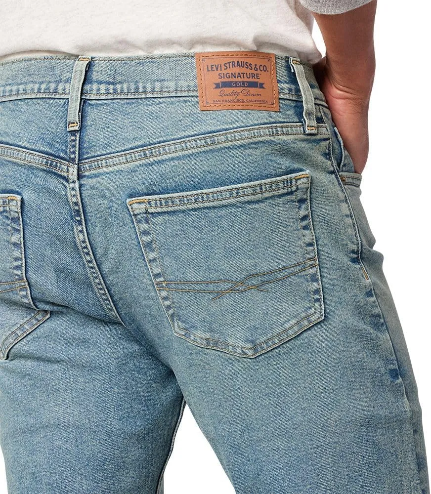 Levi Strauss Signature Gold Men's Slim Straight Fit Jeans