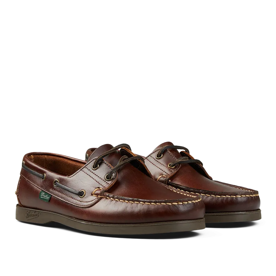 Maroon America Leather Barth Moccasins