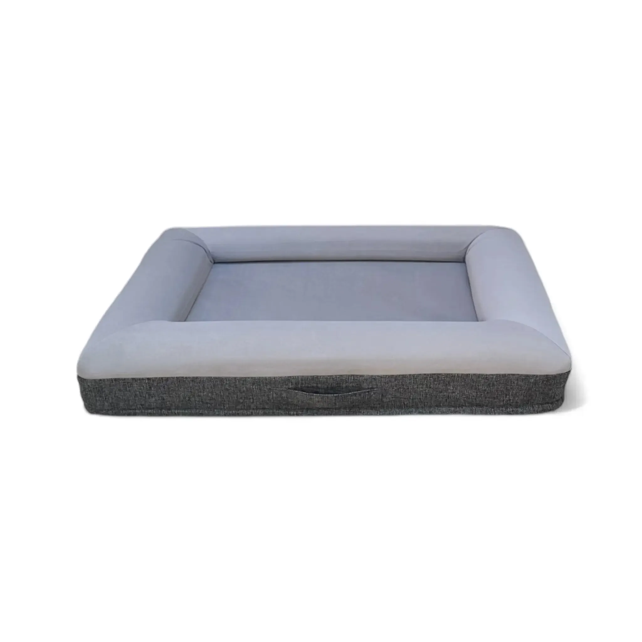 Medium Luxury Essential Orthopedic Bluewater Dog Bed (Gray)