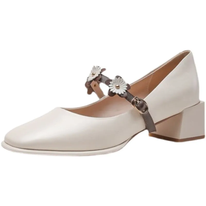Mid-heel Mary Jane Shoes
