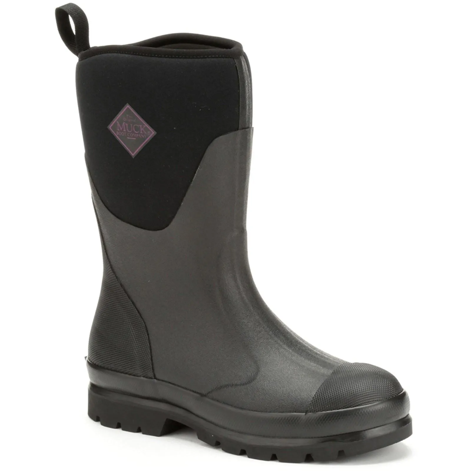 Muck Boots Chore Classic Short Rubber Neoprene Black Wellington Boots