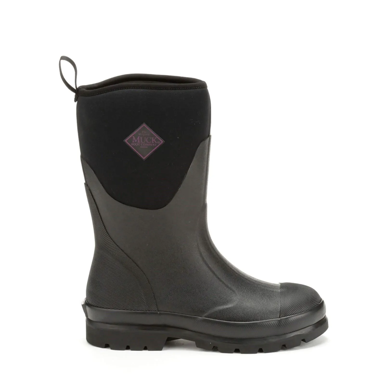 Muck Boots Chore Classic Short Rubber Neoprene Black Wellington Boots
