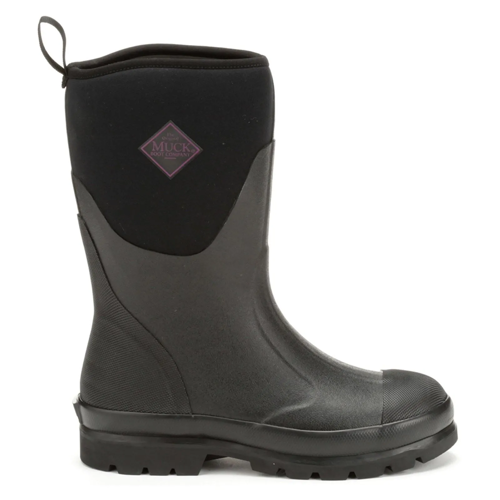 Muck Boots Chore Classic Short Rubber Neoprene Black Wellington Boots