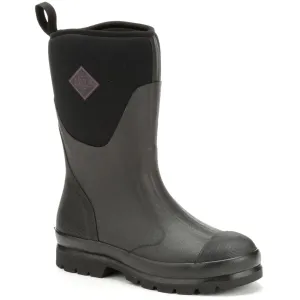 Muck Boots Chore Classic Short Rubber Neoprene Black Wellington Boots