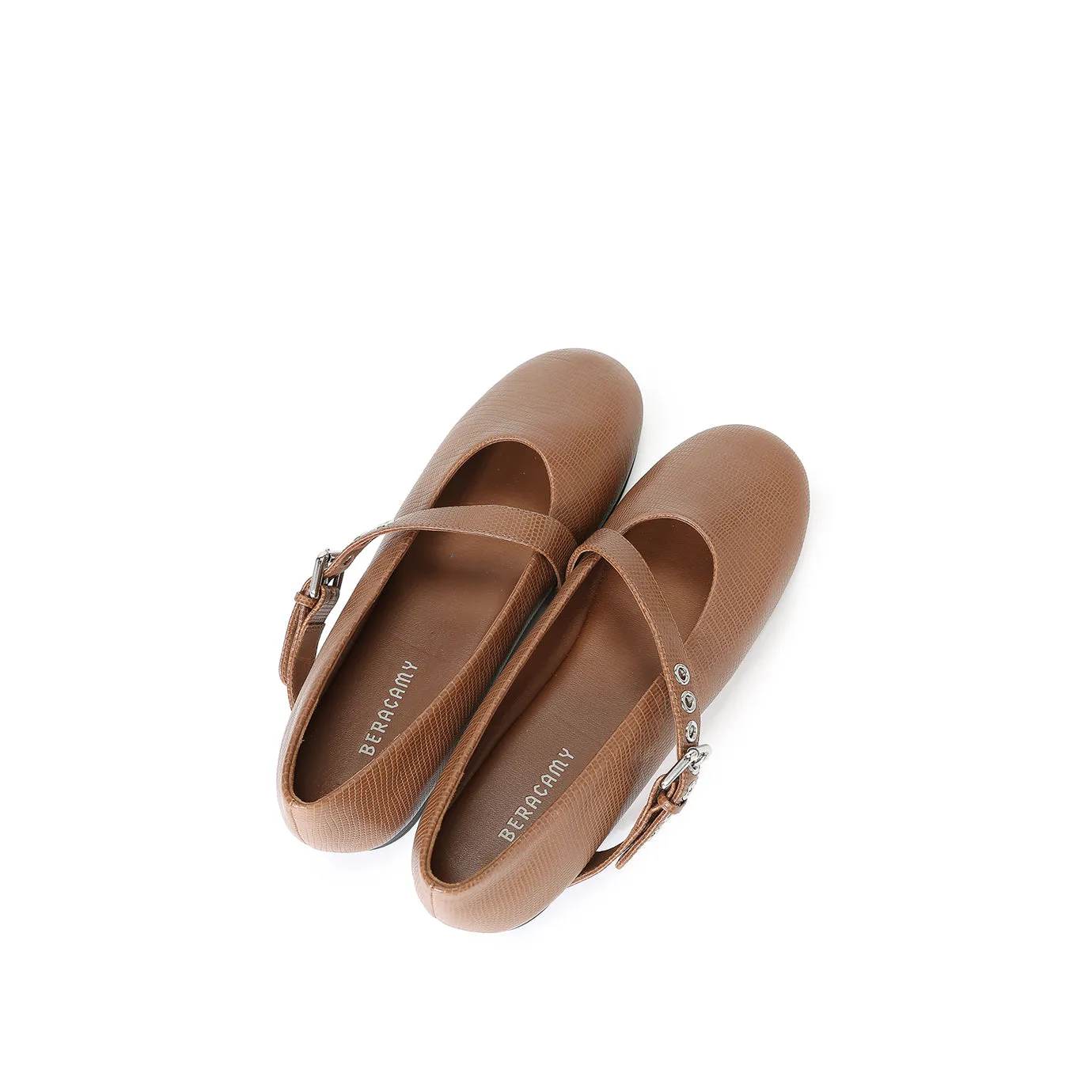 Oeillets Mary Jane - Caramel