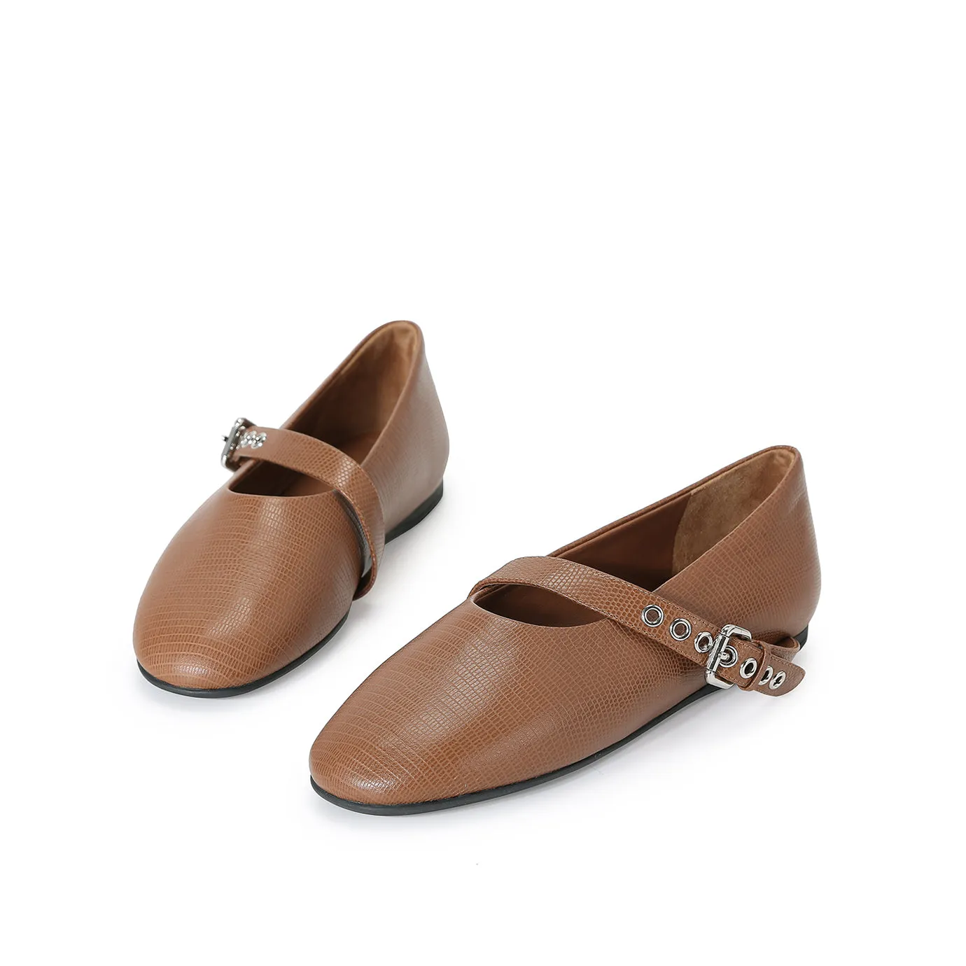 Oeillets Mary Jane - Caramel