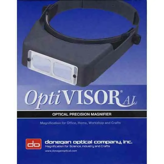 OptiVisor LX-4 Binocular Magnifier - 2X at 10 inches