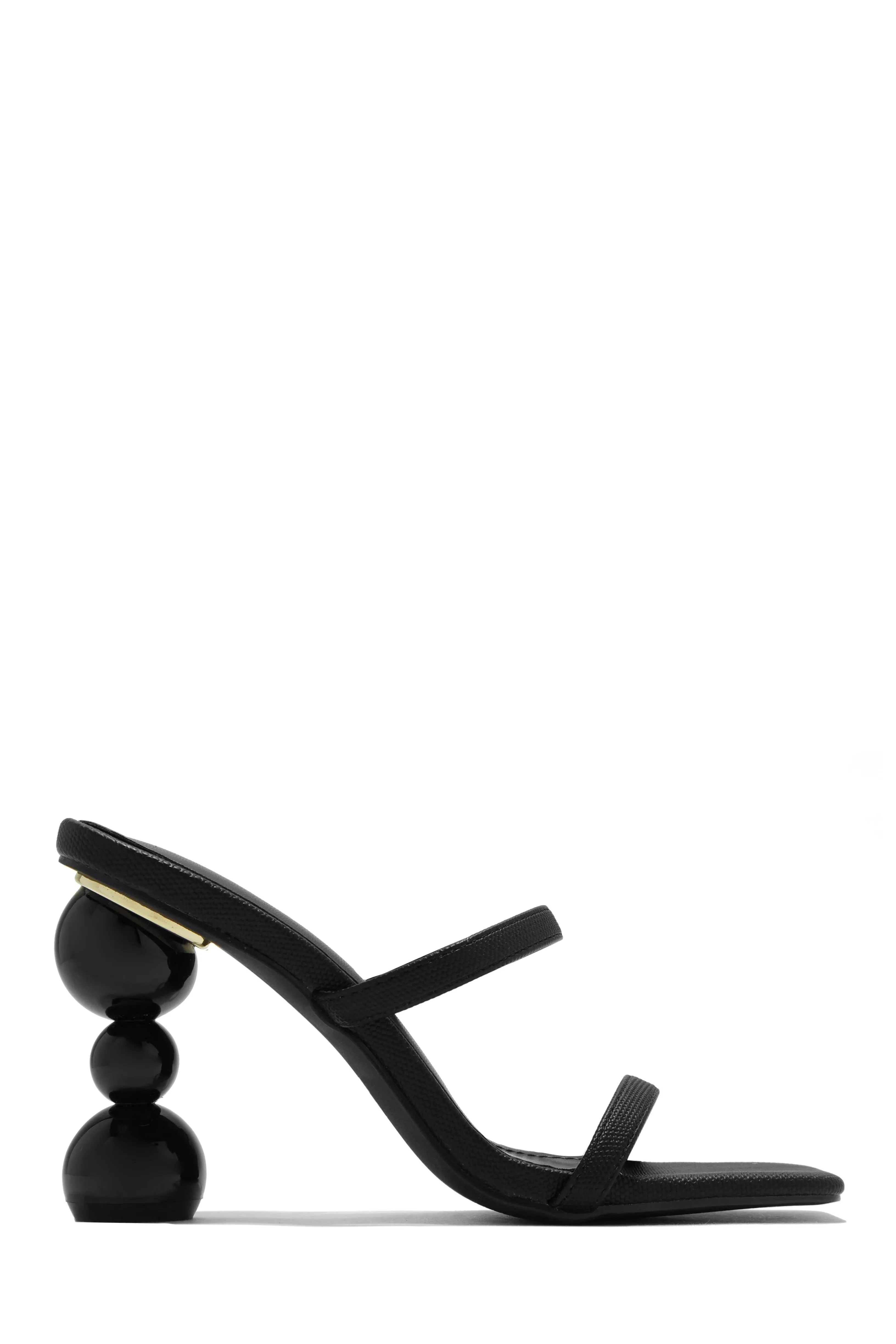 Out Tonight High Heel Mules - Pink Print