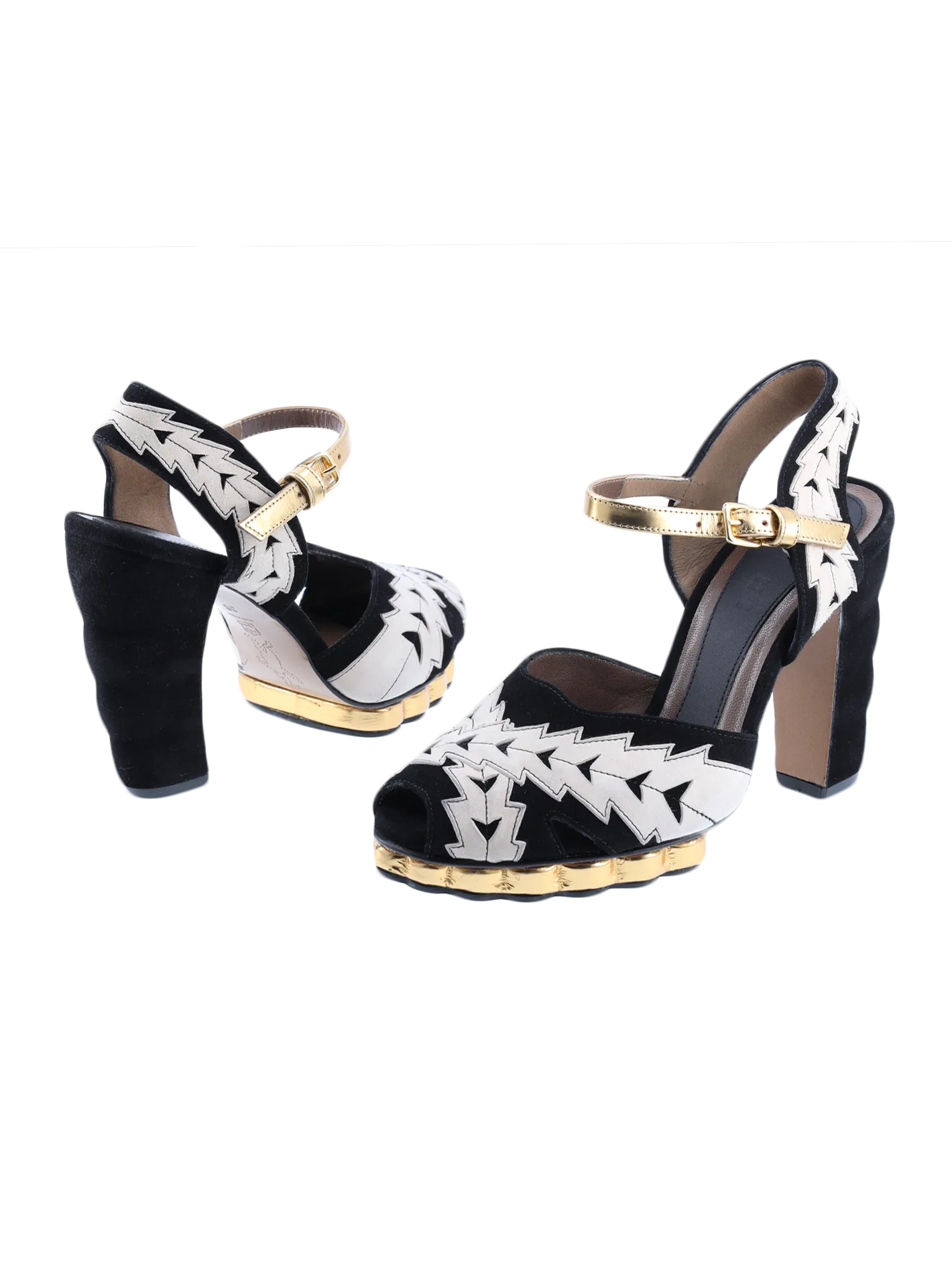 platform peep-toe sandals