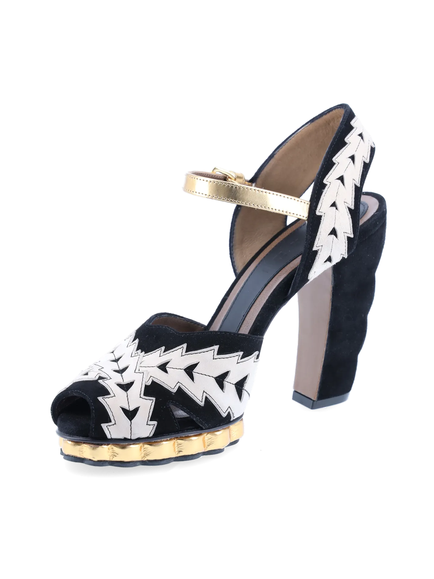 platform peep-toe sandals