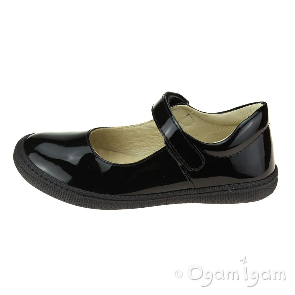 Primigi 8432000 Girls Black Patent School Shoe