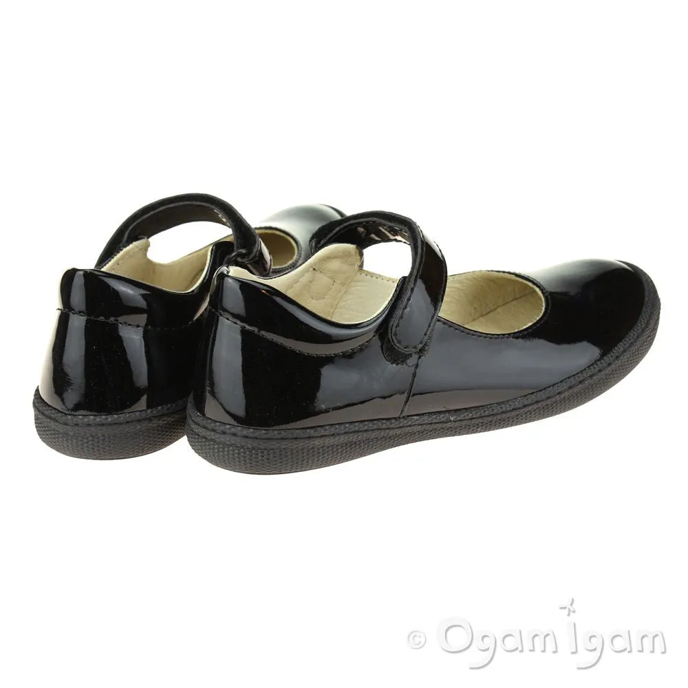 Primigi 8432000 Girls Black Patent School Shoe